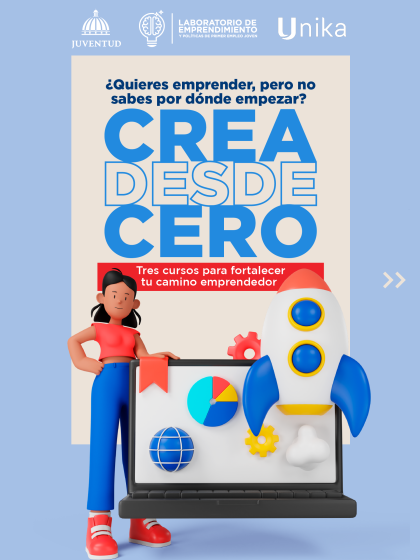 Ministerio de la Juventud lanza convocatoria “Crea desde cero” para impulsar el emprendimiento juvenil 